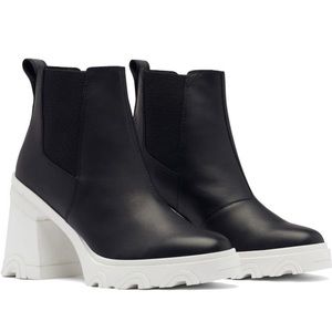 SOREL Brex Waterproof Platform Heeled Chelsea Boots